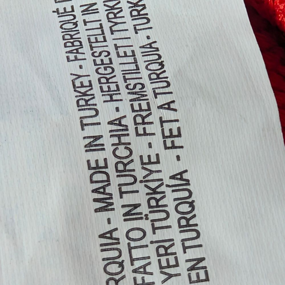 NWT Zara Red Knit One Shoulder Dress Size M - Picture 5 of 8